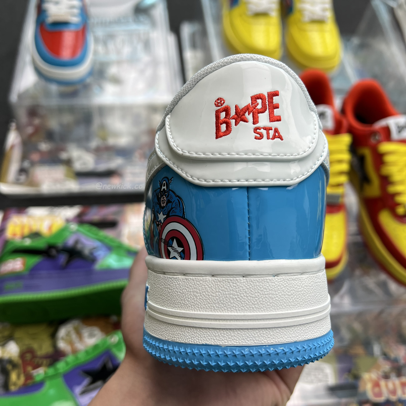 A Bathing Ape Bape Sta Marvel Comics Rocket Raccoon Thor Hulk Captain America Black Widow Iron Man  2022 (31) - newkick.vip